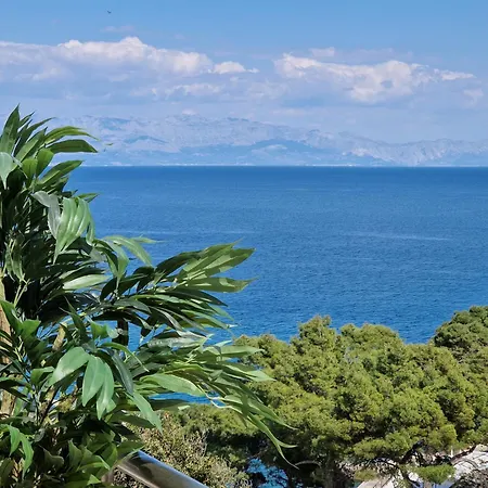 Vitarnja Hills Beautiful Terrace Sea View With Near Turquoise Apartman